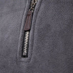 Fleece sweatshirt – med høj krave og justerbar talje – til daglig brug