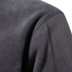 Fleece sweatshirt – med høj krave og justerbar talje – til daglig brug