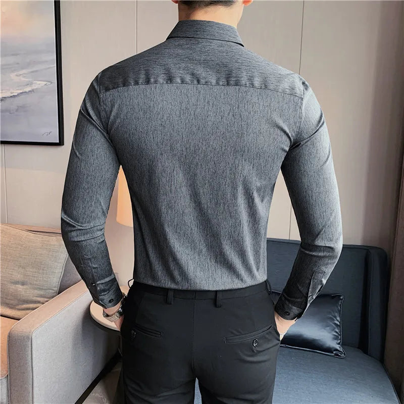 Slim fit skjorte – tidløs – til hverdagsbrug