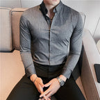 Slim fit skjorte – tidløs – til hverdagsbrug
