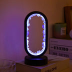 AmethystAura ametystlampe – håndlavet, indendørs brug