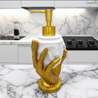 Allure sæbedispenser – metal og glas, 250–500 ml