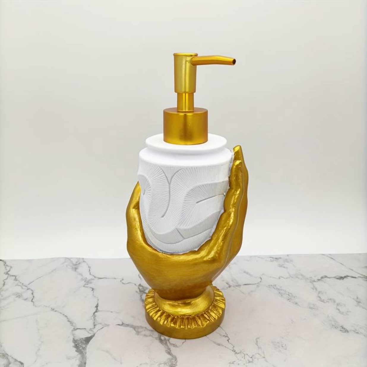 Allure sæbedispenser – metal og glas, 250–500 ml