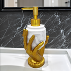 Allure sæbedispenser – metal og glas, 250–500 ml