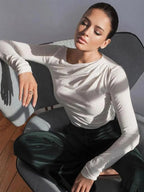 Damebluse – asymmetrisk snit – til daglig brug