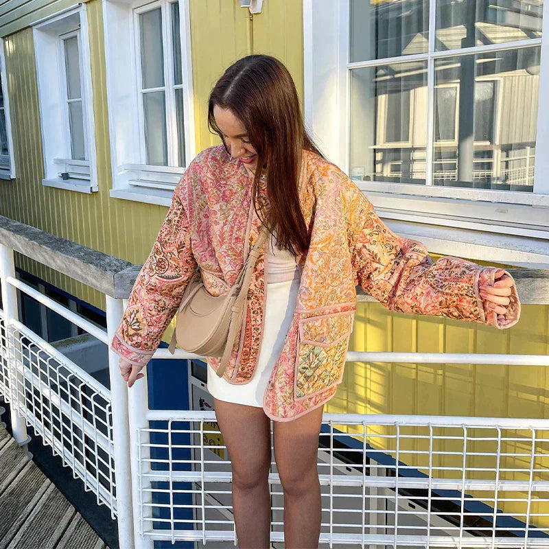 Carla – Jakke med print
