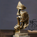Abstrakt harpiks skulptur til hjem og kontor