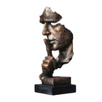 Abstrakt harpiks skulptur til hjem og kontor