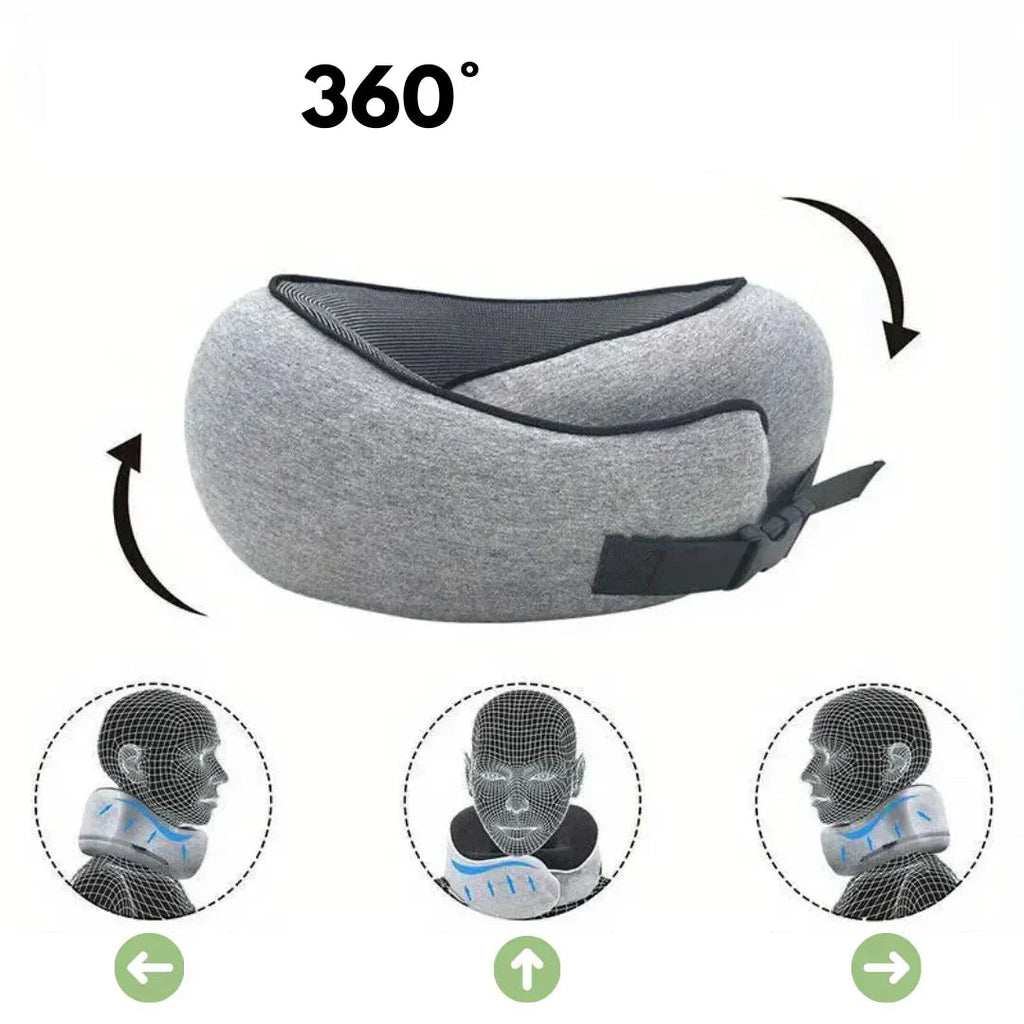 360° Nakkepude – Rejsepude til nakke og hoved