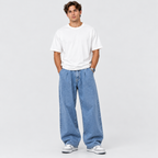 Jeans med Vide Ben til Damer - Høj Talje, Afslappet Pasform
