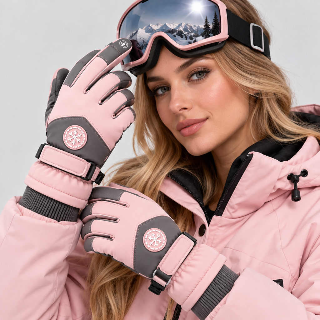 Unisex Vintersportshandsker - Vandtætte med Touchscreen-Fingerspidser
