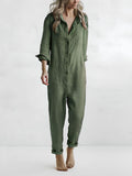 Polo jumpsuit med lommer dame