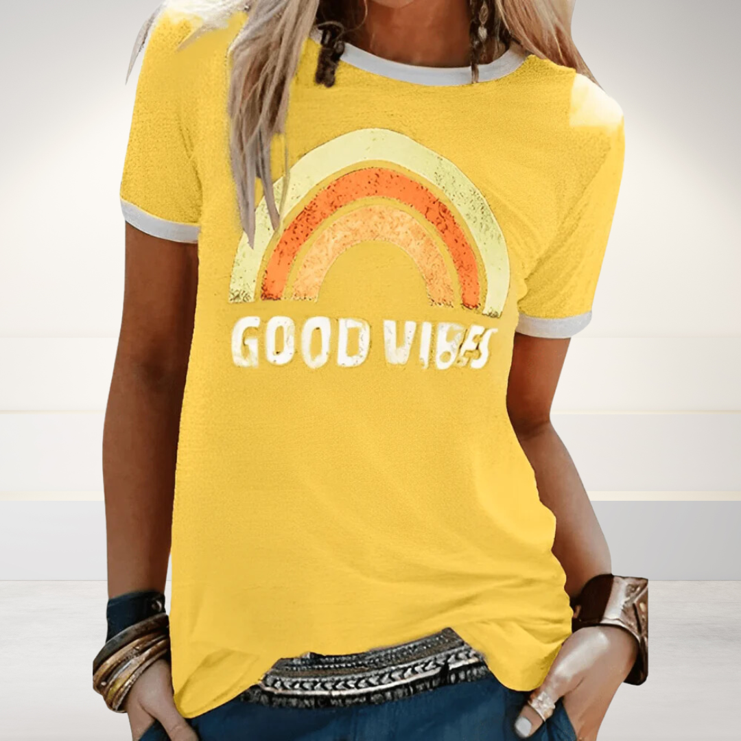 T shirt til dame med feminin pasform