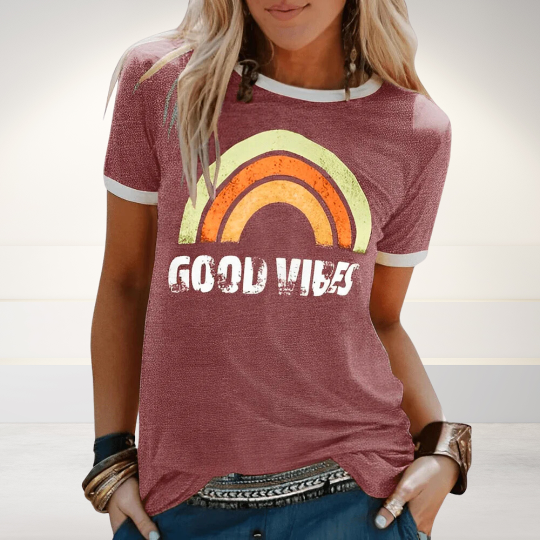 T shirt til dame med feminin pasform