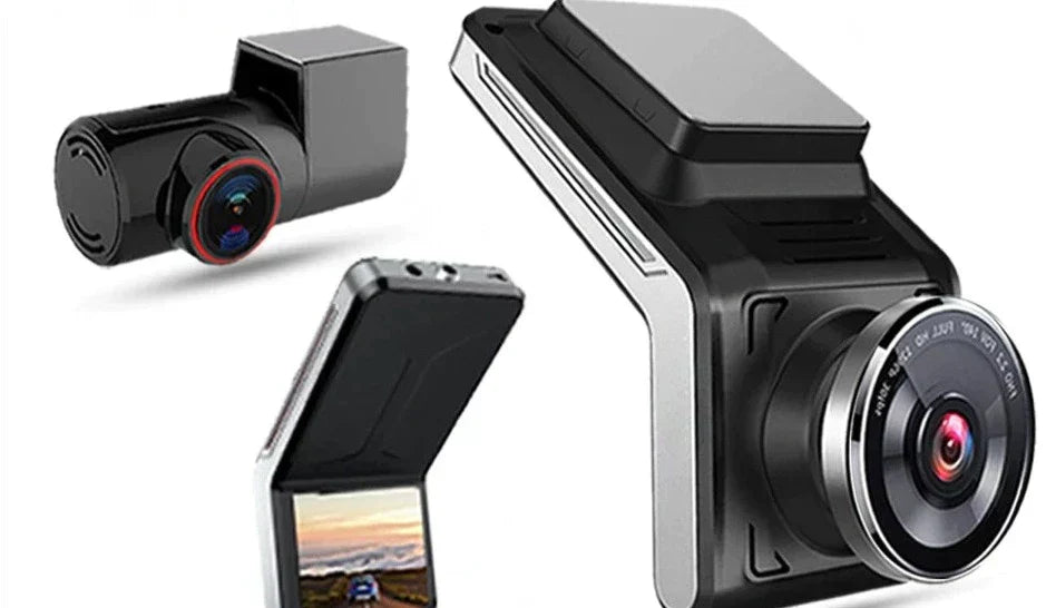 AutoShield Dashcam 4K med dobbeltkamera og parkeringsovervågning