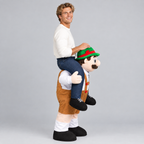 Bayersk Piggyback-Kostume - Ride-On Illusion til Oktoberfest