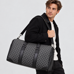 Rejsetaske i PU til Herrer - Separat Skorum, Crossbodyrem