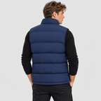 Herre Hætte Puffer Vest – Ærmeløs Quiltet Bodywarmer