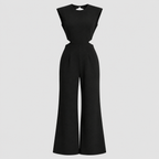 Formstøbt Jumpsuit til Damer - Ærmeløs med Drapering ved Taljen