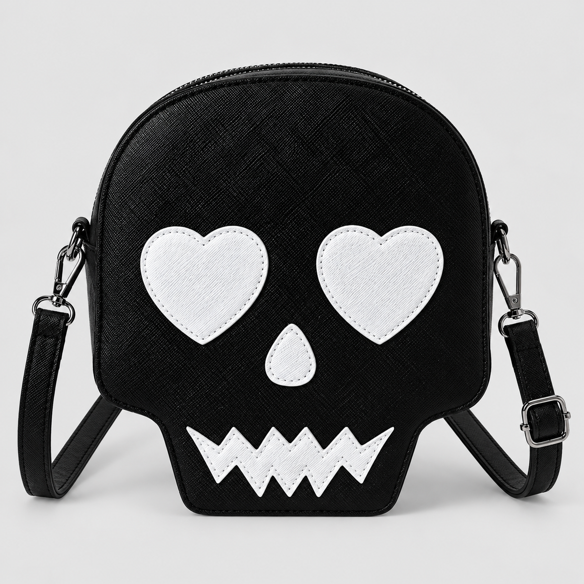Kranieformet Crossbodytaske - Halloween-Taske i PU-Læder