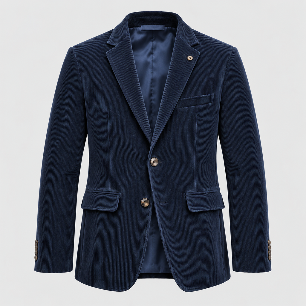 Ridgeway Cordblazer til Herrer – Albuepatches, Frontlommer