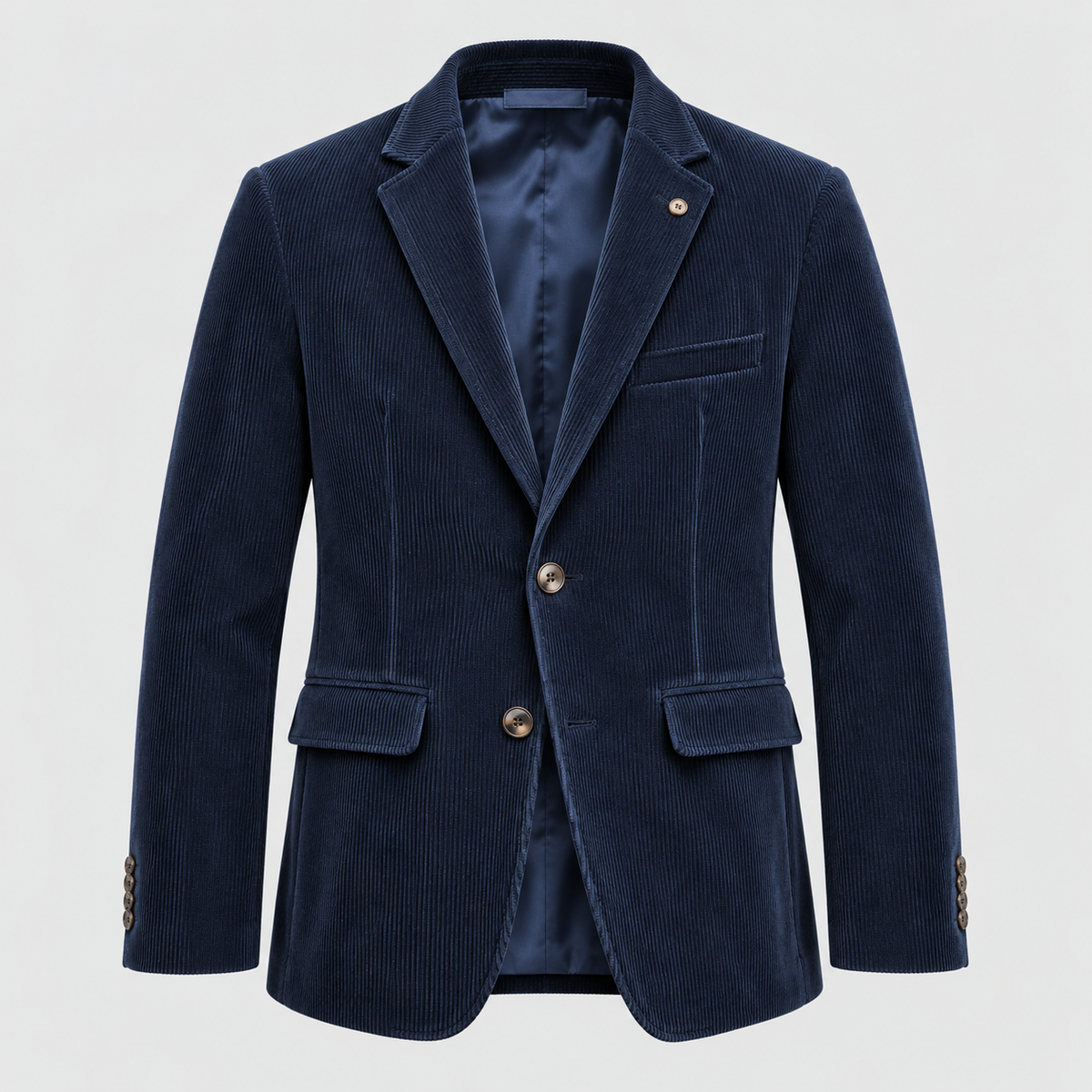 Ridgeway Cordblazer til Herrer – Albuepatches, Frontlommer