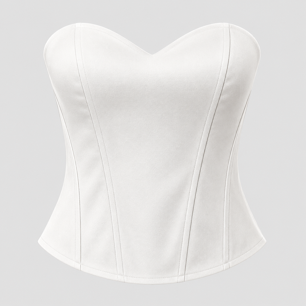 Satinkorset til Damer - Stropløs Longline Bustier