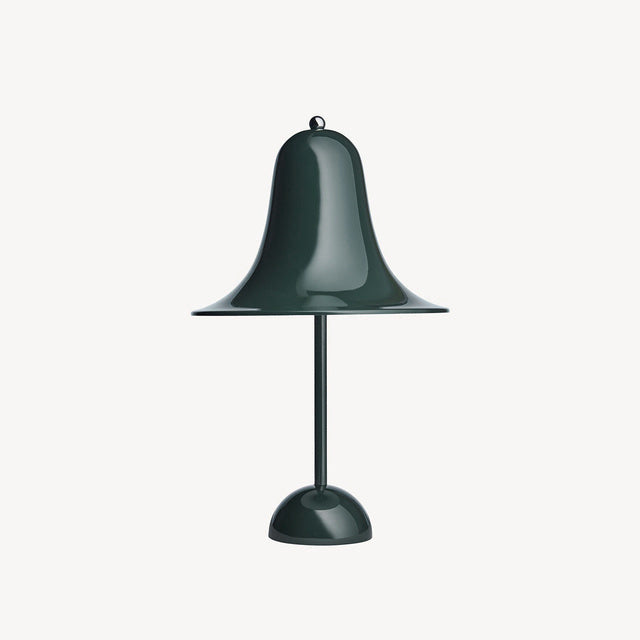 Batteridrevet bordlampe med klassisk top