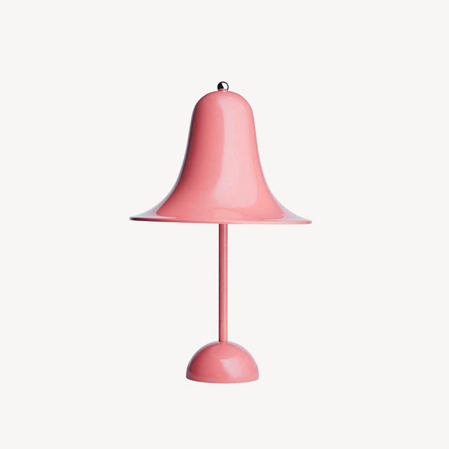 Batteridrevet bordlampe med klassisk top