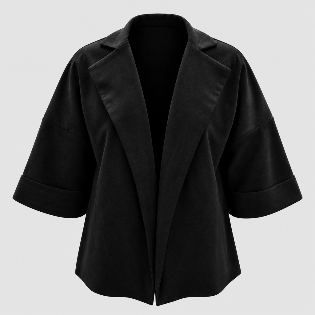 Åben Cardigan til Damer - Ruskindslook, Otte Farver