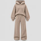 Dame Cropped Hættesæt – Matchende Loungewear Todelt