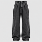 Jeans med Vide Ben til Damer - Høj Talje, Afslappet Pasform
