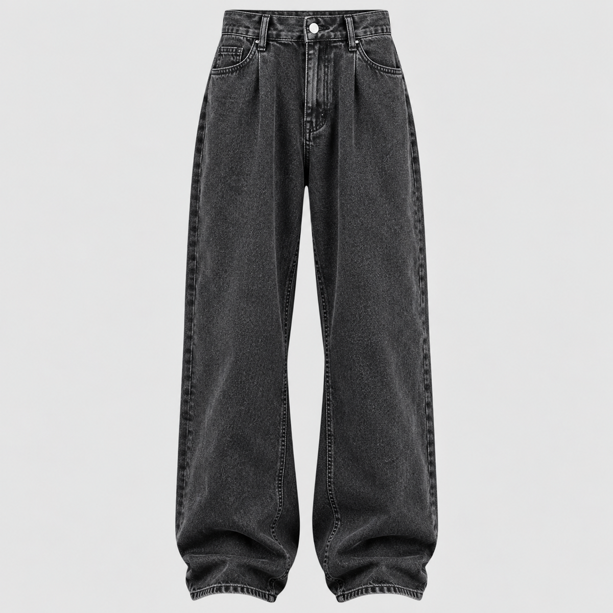 Jeans med Vide Ben til Damer - Høj Talje, Afslappet Pasform