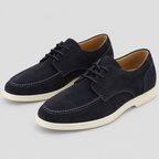 Herre Ruskindsloafers – Slip-On Moc Toe Flad Sål