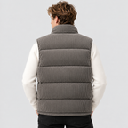 Fløjlsvest til Herrer - Quiltet, Ærmeløs