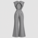 Formstøbt Jumpsuit til Damer - Ærmeløs med Drapering ved Taljen