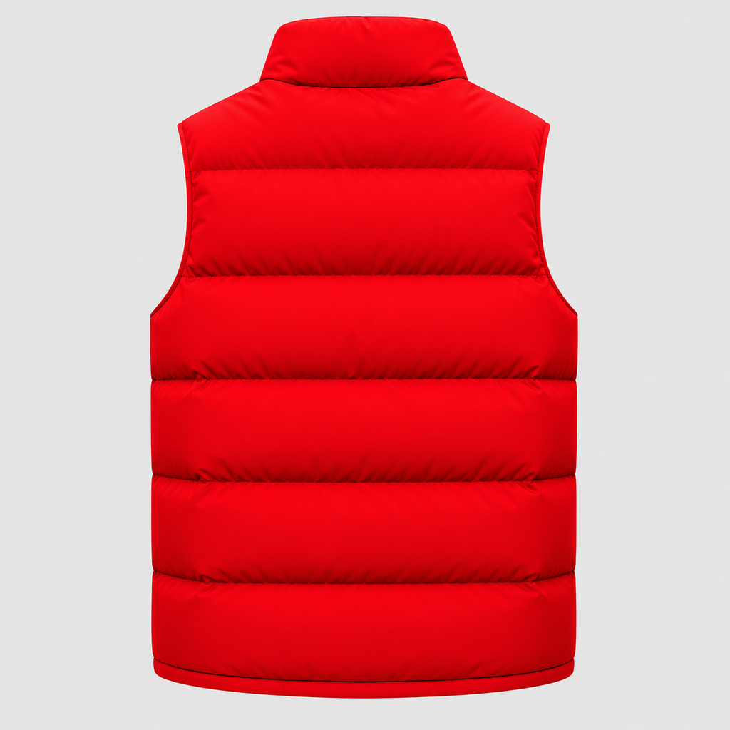 Herre Hætte Puffer Vest – Ærmeløs Quiltet Bodywarmer