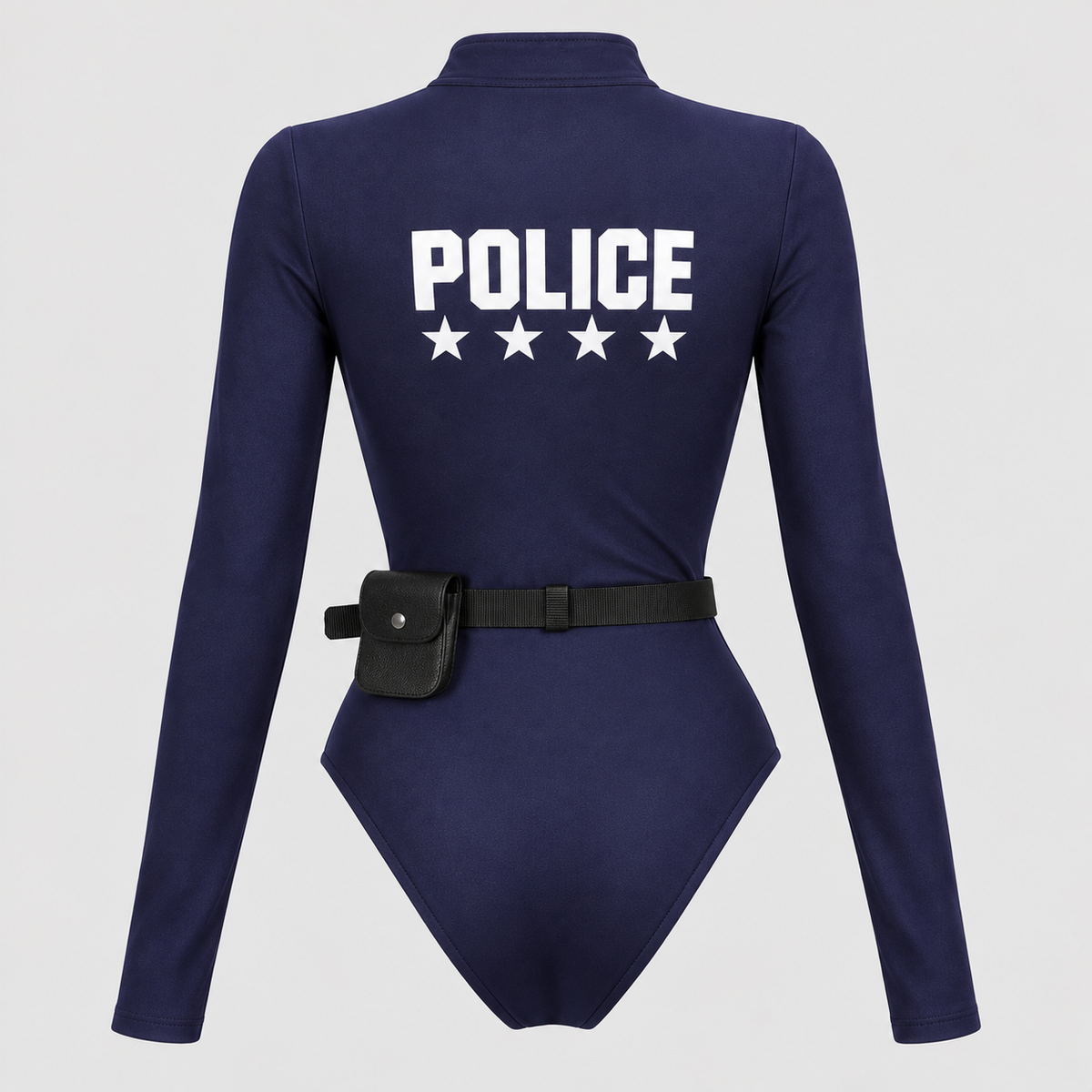 Politikostume-Bodysuit til Damer - Langærmet med Bæltelomme