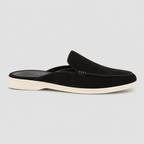 Ruskindslook Loafers til Herrer - Bagløse Slip-On Mules