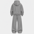 Herre Colorblock Hoodie Sæt – Straight Cut Træningsdragt