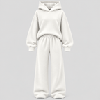 Dame Cropped Hættesæt – Matchende Loungewear Todelt