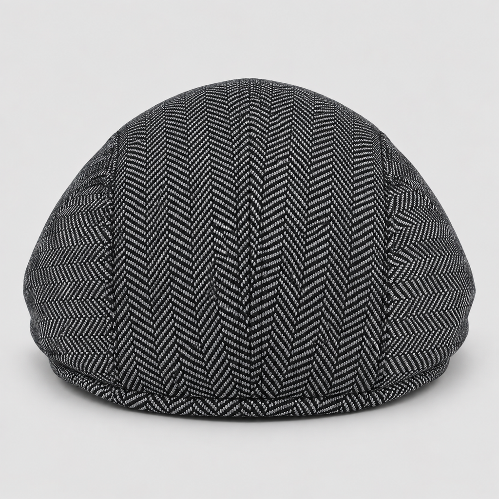 Herringbone Flat Cap – Tweed Sixpence til Herrer
