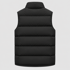 Herre Hætte Puffer Vest – Ærmeløs Quiltet Bodywarmer