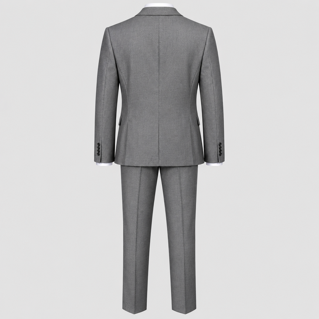 Herre Slim Fit Todelt Jakkesæt – Notch Revers Blazer
