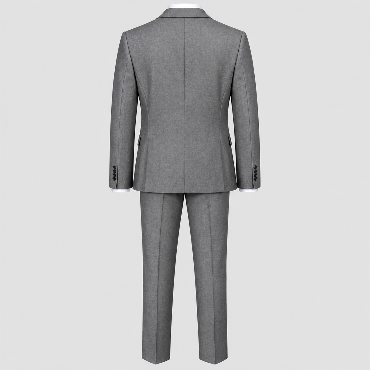 Herre Slim Fit Todelt Jakkesæt – Notch Revers Blazer