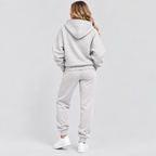 Dame Matchende Hoodie Sæt – Bomuldsblanding Todelt Loungewear