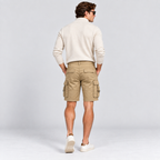 Herre Cargoshorts – Afslappet Pasform Bomuld Multi-lomme