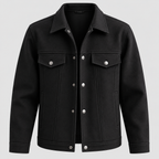 Overshirt til Herrer - Brystlommer med Klap, Knaplukning