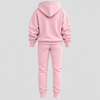 Dame Matchende Hoodie Sæt – Bomuldsblanding Todelt Loungewear