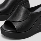 Wedge Mules til Damer - Bred Forfodsrem og Åben Tå